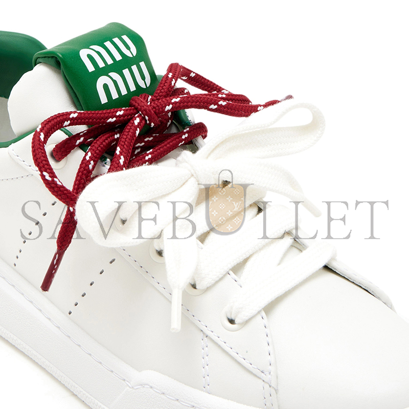 MIU MIU LEATHER SNEAKERS 5E387E MIU MIU LEATHER SNEAKERS 5E387E
